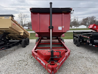 New 2025 Liberty LD14K83X16B8TSHS Dump Trailer 83X16 TA (GVW:15400) PATRIOT RED