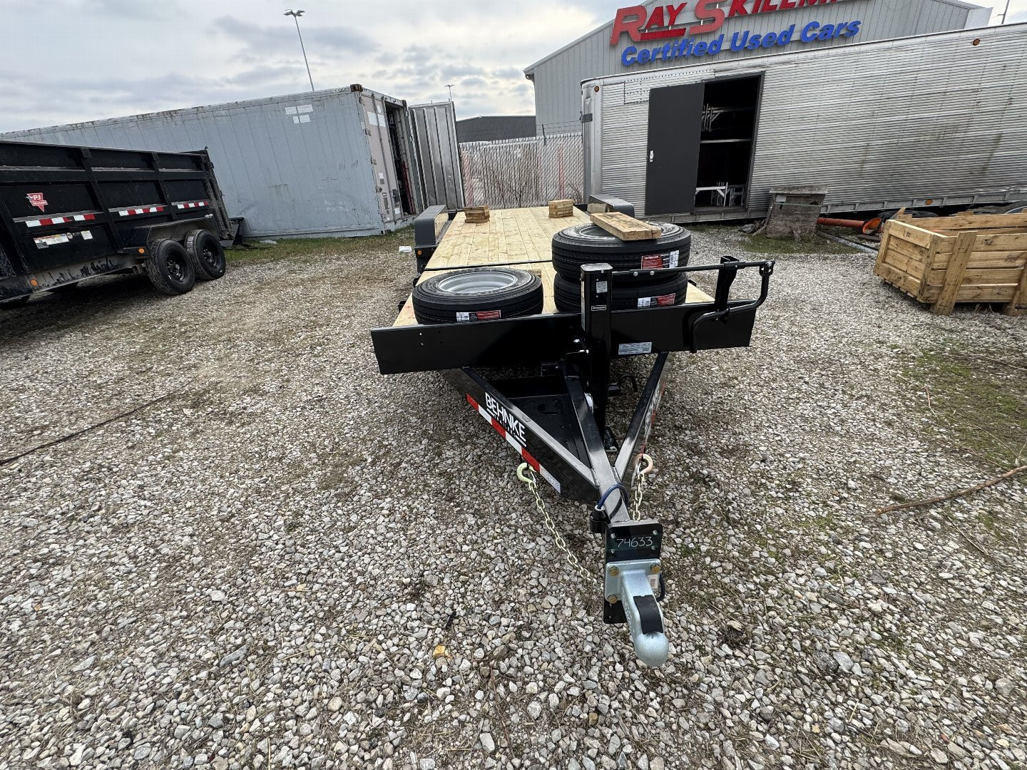 New 2025 Behnke TBCT2220ET-10K Tilt Trailer 83X22 TA PARTIAL TILT (GVW:20000) BLACK