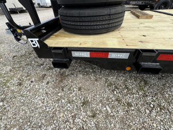 New 2025 Behnke TBCT2220ET-10K Tilt Trailer 83X22 TA PARTIAL TILT (GVW:20000) BLACK