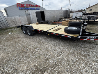 New 2025 Behnke TBCT2220ET-10K Tilt Trailer 83X22 TA PARTIAL TILT (GVW:20000) BLACK