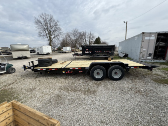 New 2025 Behnke TBCT2220ET-10K Tilt Trailer 83X22 TA PARTIAL TILT (GVW:20000) BLACK