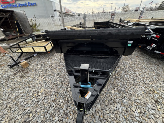 New 2025 PJ Trailers DV142 Dump Trailer 83X14 TA SPLIT GATE(GVW:15400) BLACK