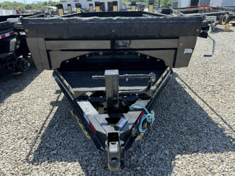 New 2025 PJ Trailers DV142 Dump Trailer 83X14 TA SPLIT GATE(GVW:15400) BLACK