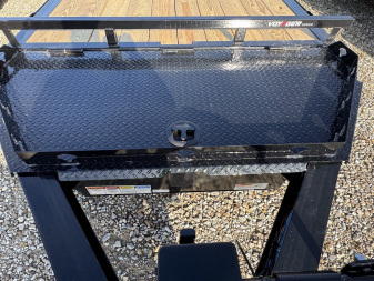 New 2025 PJ Trailers EV222 Equipment Trailer 83X22 TA SS MONSTER RAMPS (GVW:15400) BLACK