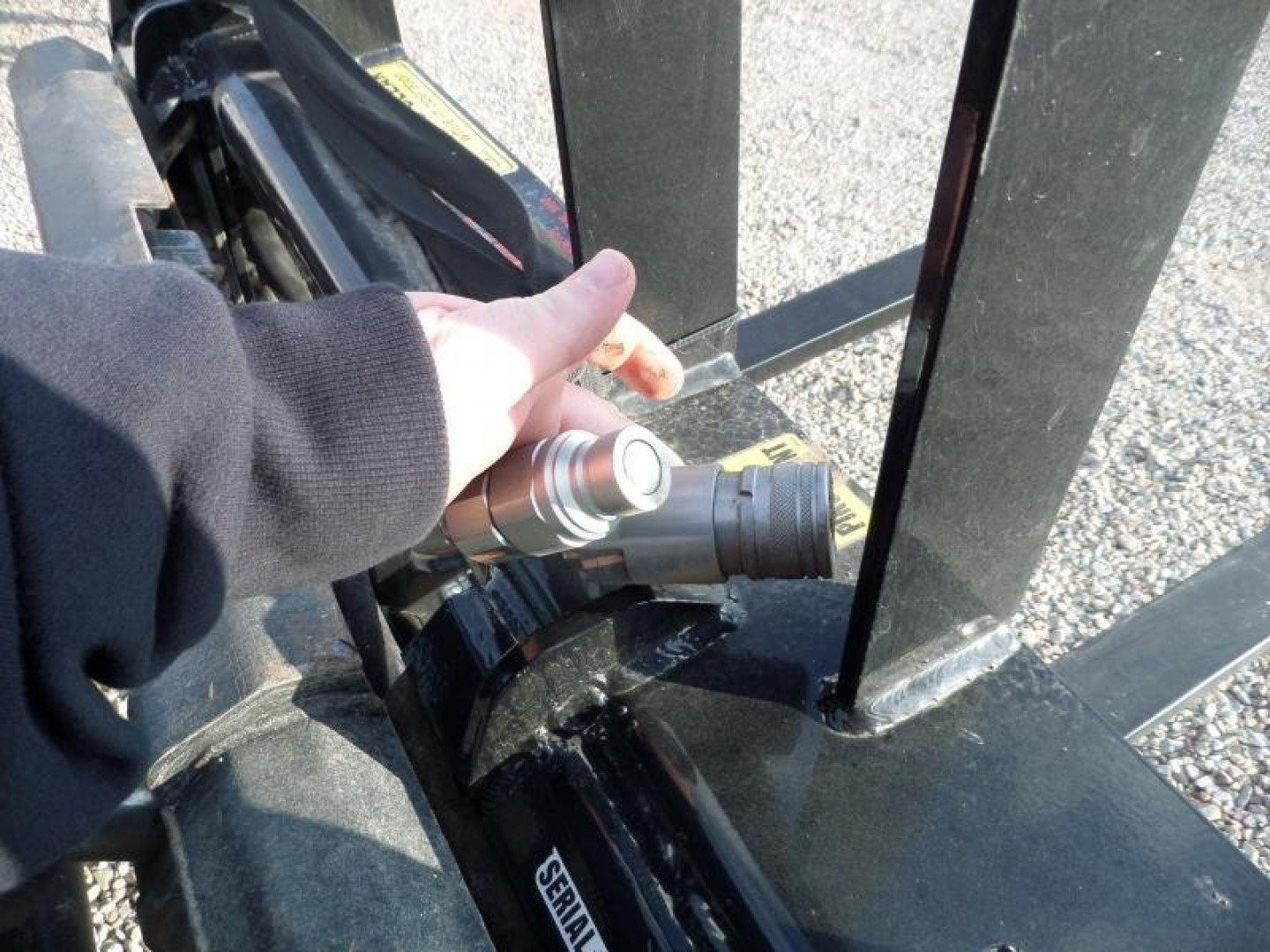 New 2023 Midsota HYDRAULIC POSITION PALLET FORKS Attachment