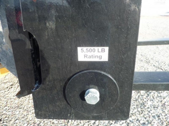 New 2023 Midsota HYDRAULIC POSITION PALLET FORKS Attachment