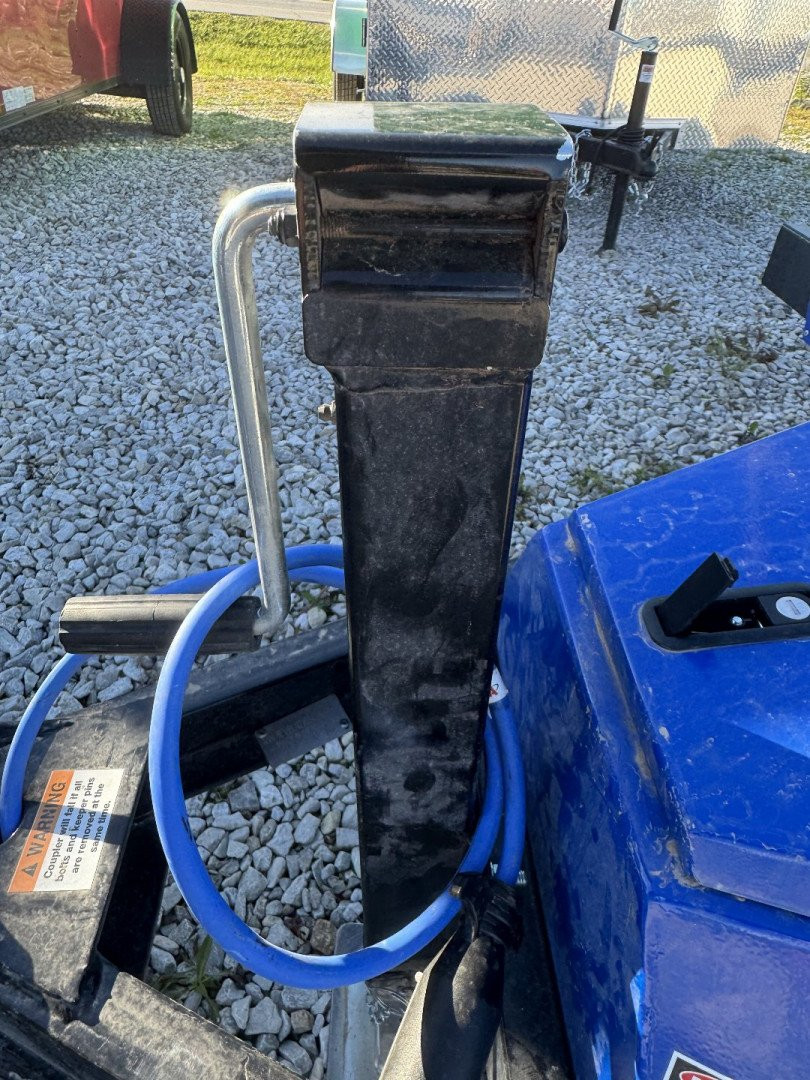 New 2025 RAWMAXX UTX1283BP3.5K Utility Trailer 83X12 SA RAMP (GVW:3500) BLUE/BLACK