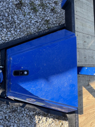 New 2025 RAWMAXX UTX1283BP3.5K Utility Trailer 83X12 SA RAMP (GVW:3500) BLUE/BLACK