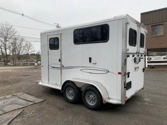 New 2025 Frontier Trailers 2h D/room Horse Trailer