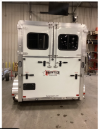 New 2025 Frontier Trailers 2h D/room Horse Trailer
