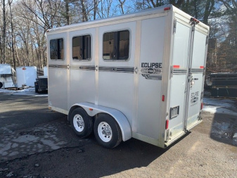 Used 2012 Eclipse 3h Slant Bumper Pull Horse Trailer
