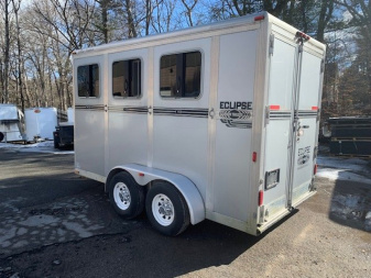 Used 2012 Eclipse 3h Slant Bumper Pull Horse Trailer