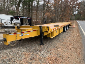 New 2024 BWISE HD Flatbed Equipment Trailer