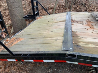 New 2022 BWISE 8x24 GN Flatbed Equipment Trailer