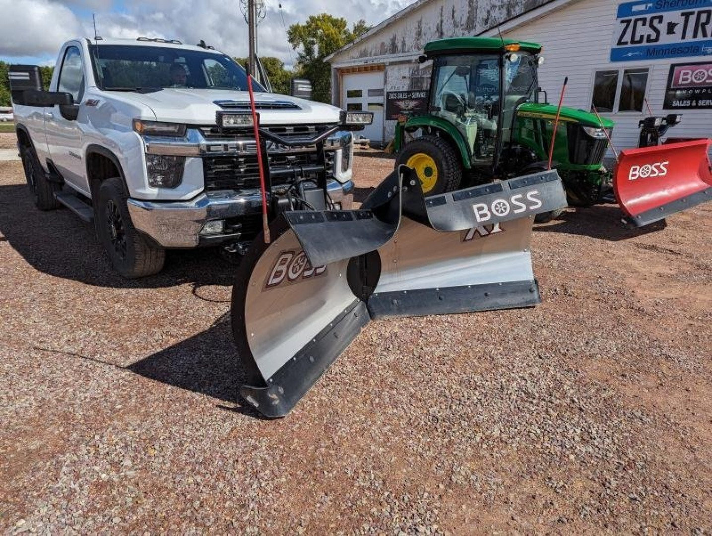 New 2025 BOSS BOSS 8'2" STAINLESS STEEL XT V PLOW Snow Plow