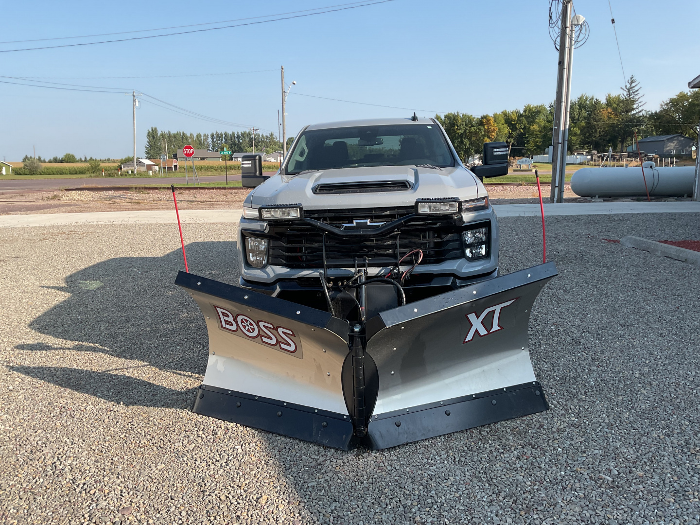 New 2025 BOSS BOSS 8'2" STAINLESS STEEL XT V PLOW Snow Plow