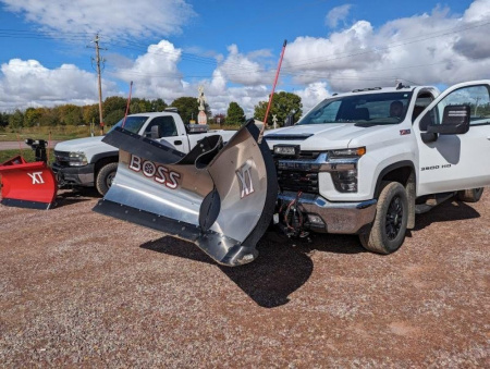 New 2025 BOSS BOSS 8'2" STAINLESS STEEL XT V PLOW Snow Plow