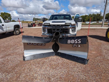 New 2025 BOSS BOSS 8'2" STAINLESS STEEL XT V PLOW Snow Plow