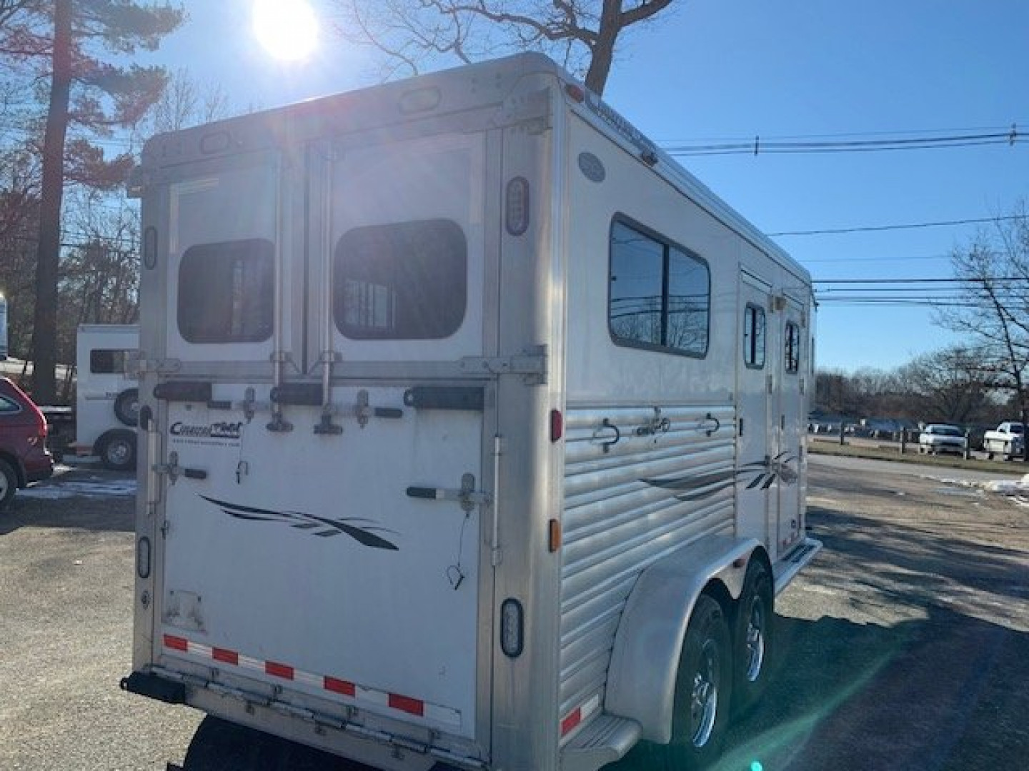 Used 2008 Cimarron Trailers 2h G/N D/Room Horse Trailer