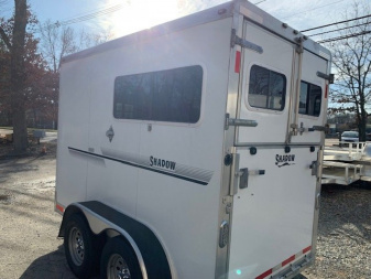 Used 2009 Shadow 2H Thorobrd Horse Trailer