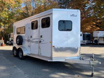 Used 2025 Frontier Trailers Ambassador 2H D/R Horse Trailer