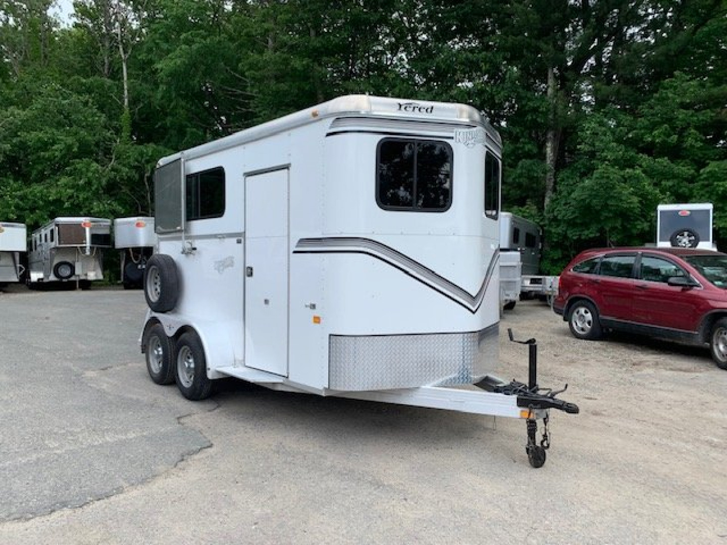 Used 2018 Kingston Trailers 2h Std Plus Horse Trailer
