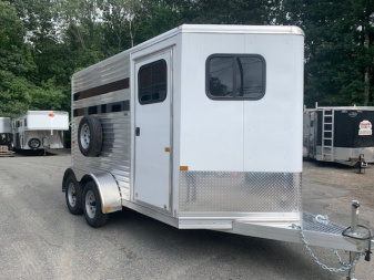 New 2025 Frontier Trailers Colt 2h Slant combo Horse Trailer