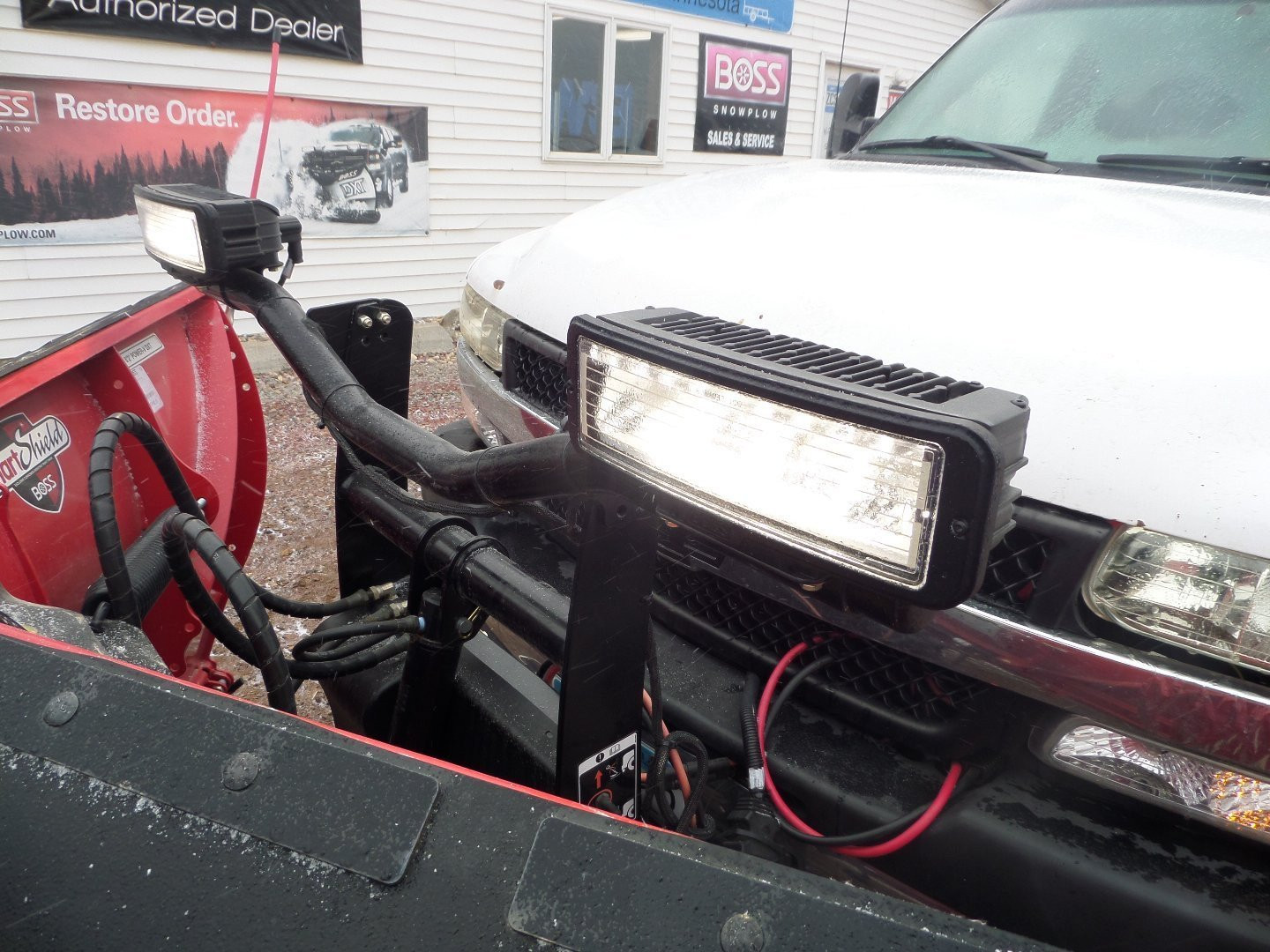 Used 2022 BOSS 8'2" Steel DXT W/Downforce Snow Plow