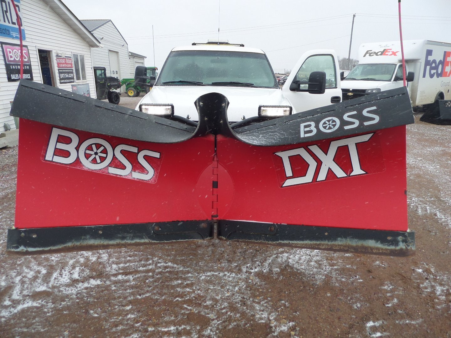 Used 2022 BOSS 8'2" Steel DXT W/Downforce Snow Plow