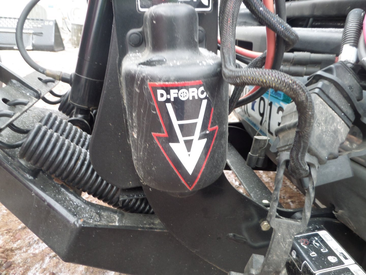 Used 2022 BOSS 8'2" Steel DXT W/Downforce Snow Plow