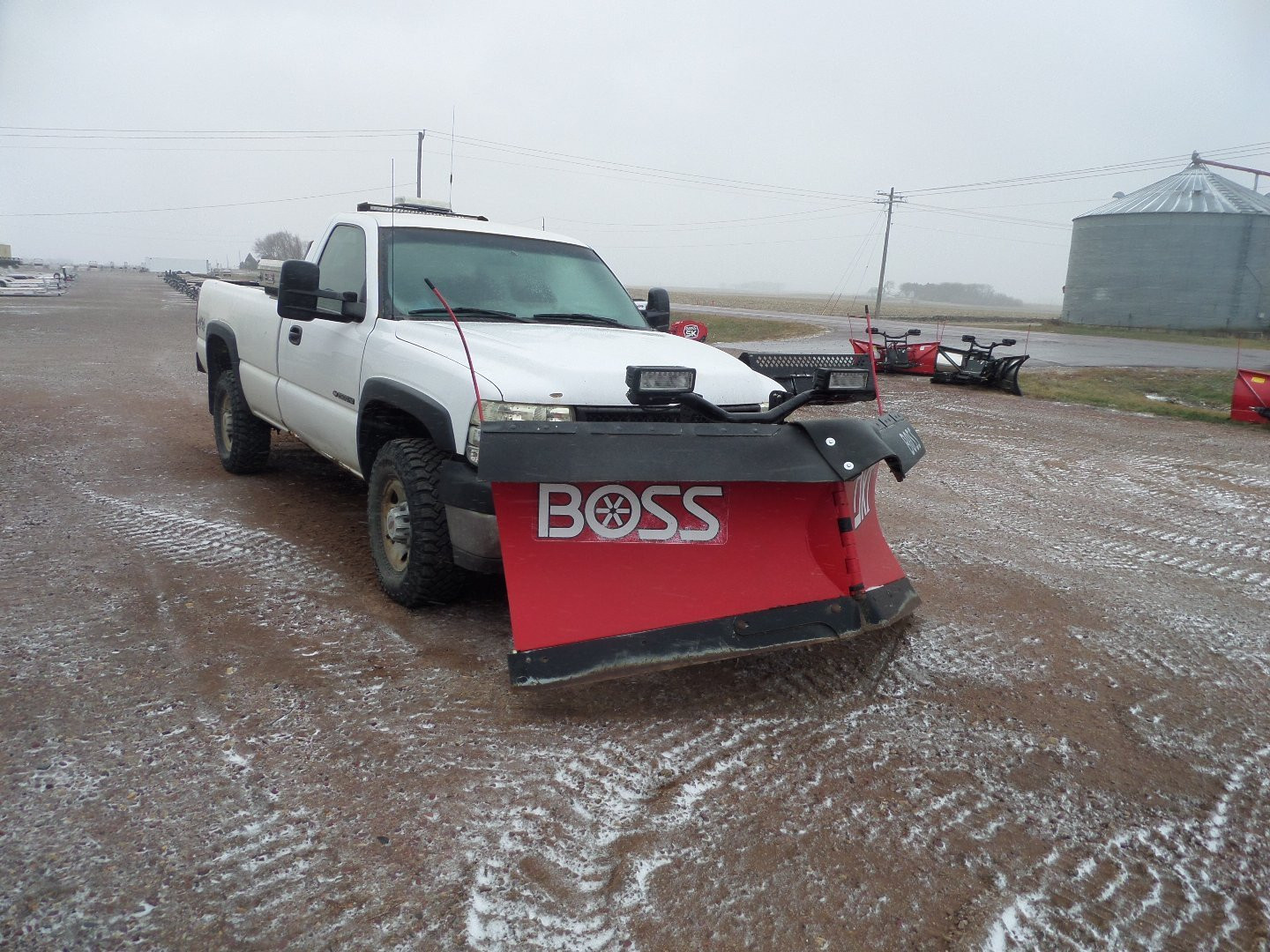 Used 2022 BOSS 8'2" Steel DXT W/Downforce Snow Plow