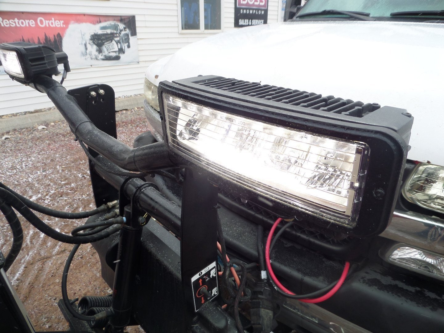 Used 2022 BOSS 8'2" Steel DXT W/Downforce Snow Plow