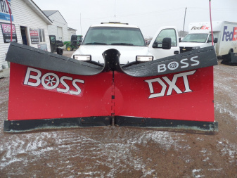 Used 2022 BOSS 8'2" Steel DXT W/Downforce Snow Plow