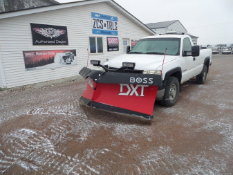 Used 2022 BOSS 8'2" Steel DXT W/Downforce Snow Plow