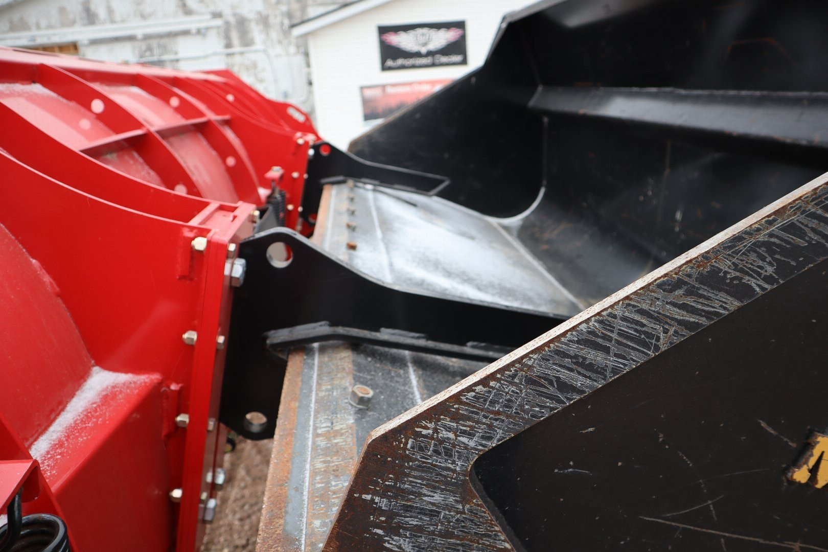 New 2025 BOSS BH12 BACKHOE SNOW PUSH Snow Plow