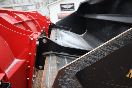 New 2025 BOSS BH12 BACKHOE SNOW PUSH Snow Plow