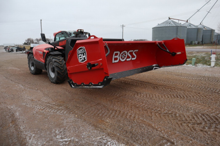 New 2025 BOSS BH12 BACKHOE SNOW PUSH Snow Plow