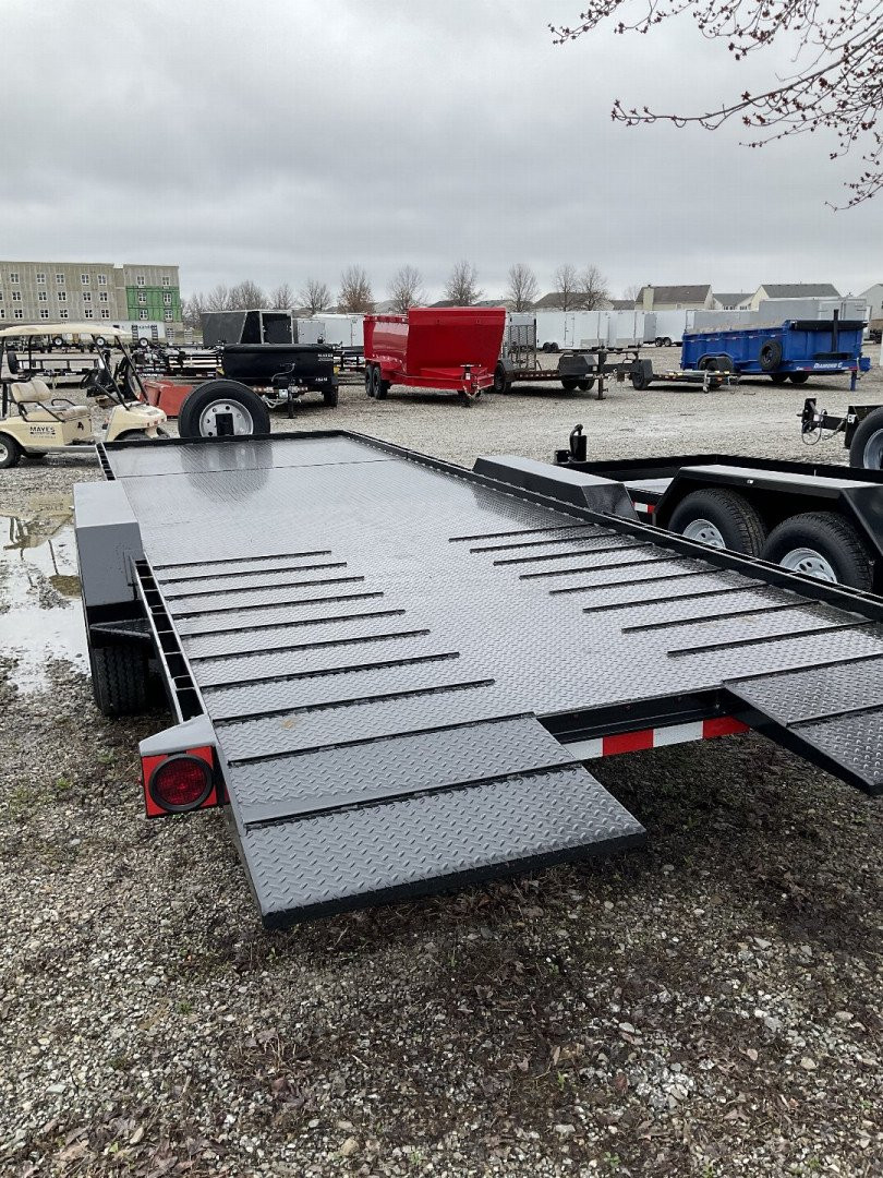 New 2024 IMPERIAL TRAILER SW-22-22 Tilt Trailer 82X22 TA (GVW:22000)BLACK