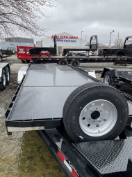 New 2024 IMPERIAL TRAILER SW-22-22 Tilt Trailer 82X22 TA (GVW:22000)BLACK