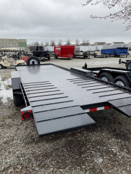 New 2024 IMPERIAL TRAILER SW-22-22 Tilt Trailer 82X22 TA (GVW:22000)BLACK