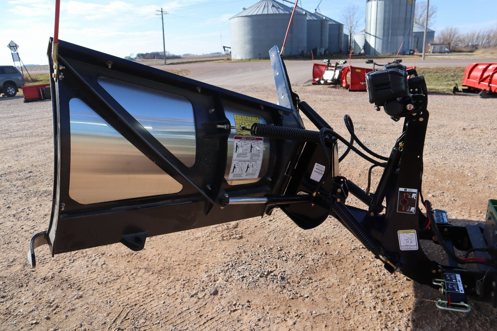 New 2025 BOSS 8'0" HTX-V STAINLESS STEEL Snow Plow