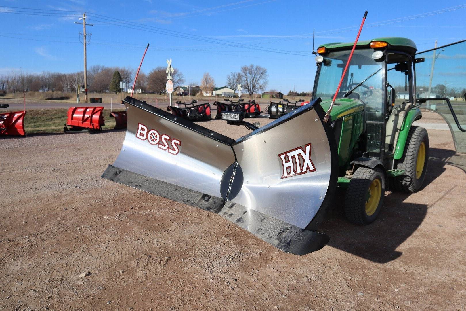 New 2025 BOSS 8'0" HTX-V STAINLESS STEEL Snow Plow