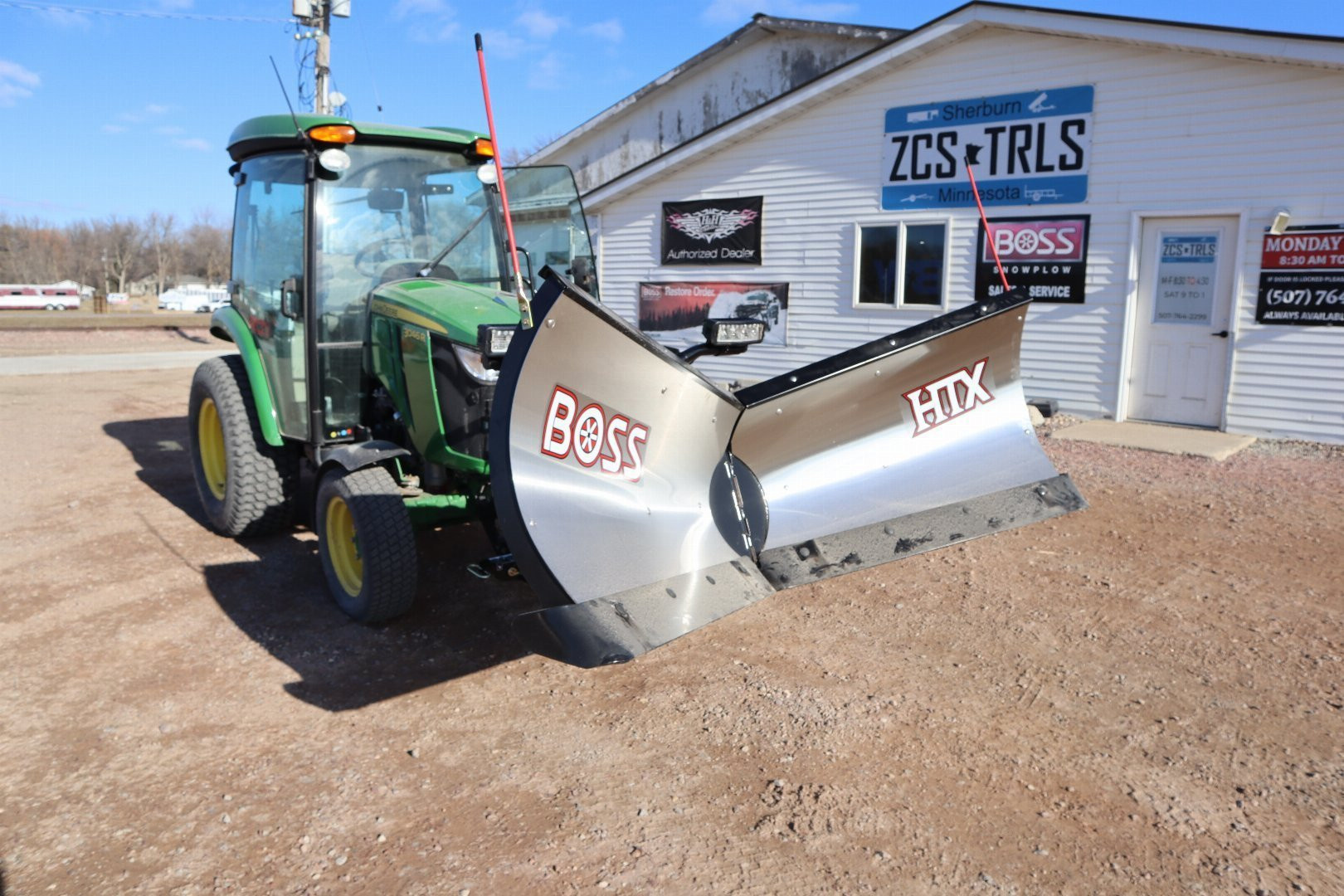 New 2025 BOSS 8'0" HTX-V STAINLESS STEEL Snow Plow