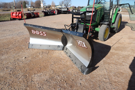 New 2025 BOSS 8'0" HTX-V STAINLESS STEEL Snow Plow
