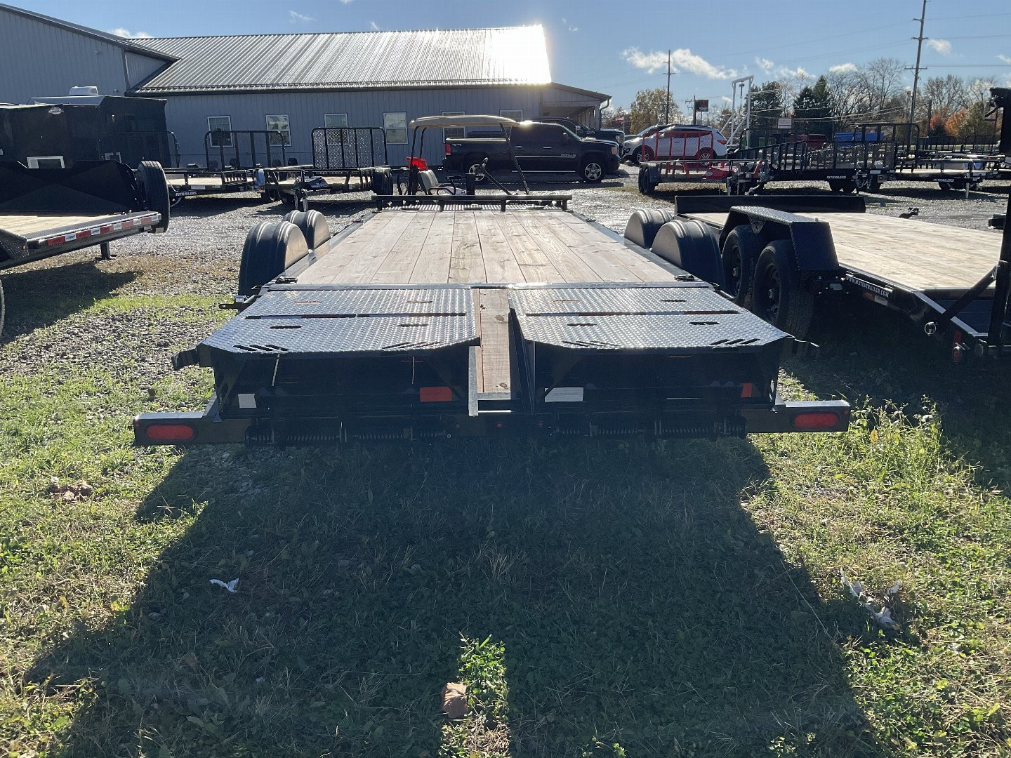 New 2025 PJ Trailers EV202 Equipment Trailer 83X20 TA DOVETAIL (GVW: 15400)