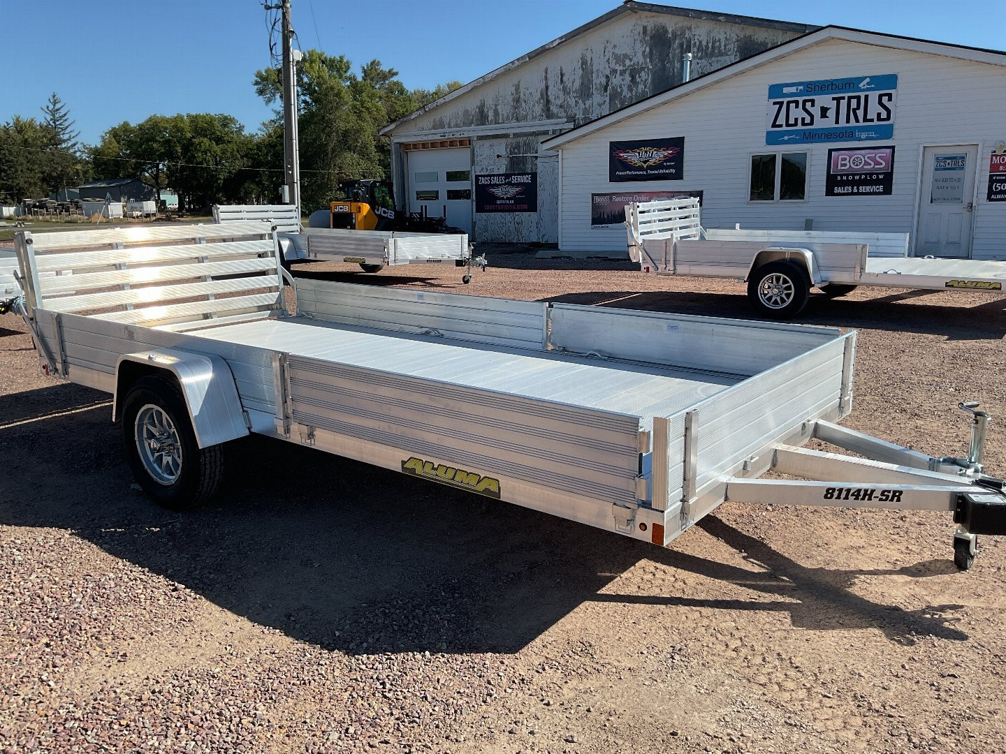 New 2025 Aluma 8114H-SR Utility Trailer