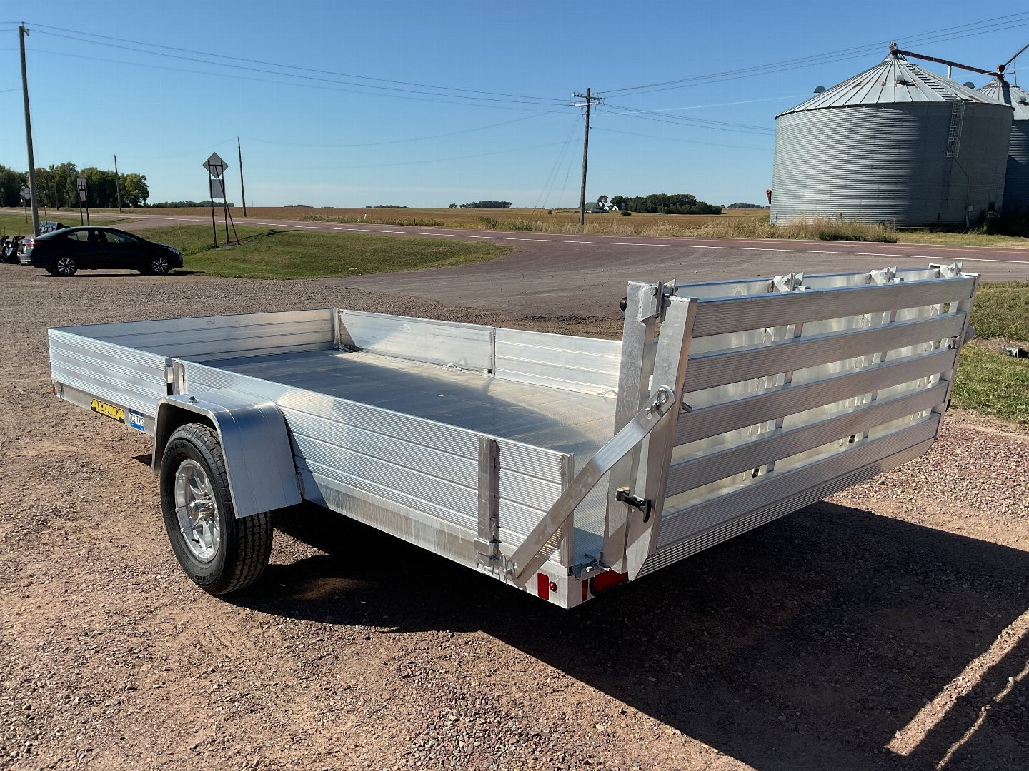 New 2025 Aluma 8114H-SR Utility Trailer