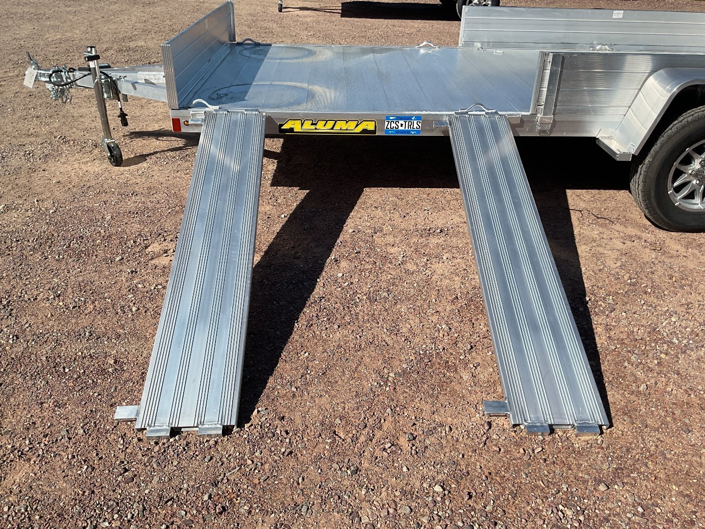 New 2025 Aluma 8114H-SR Utility Trailer