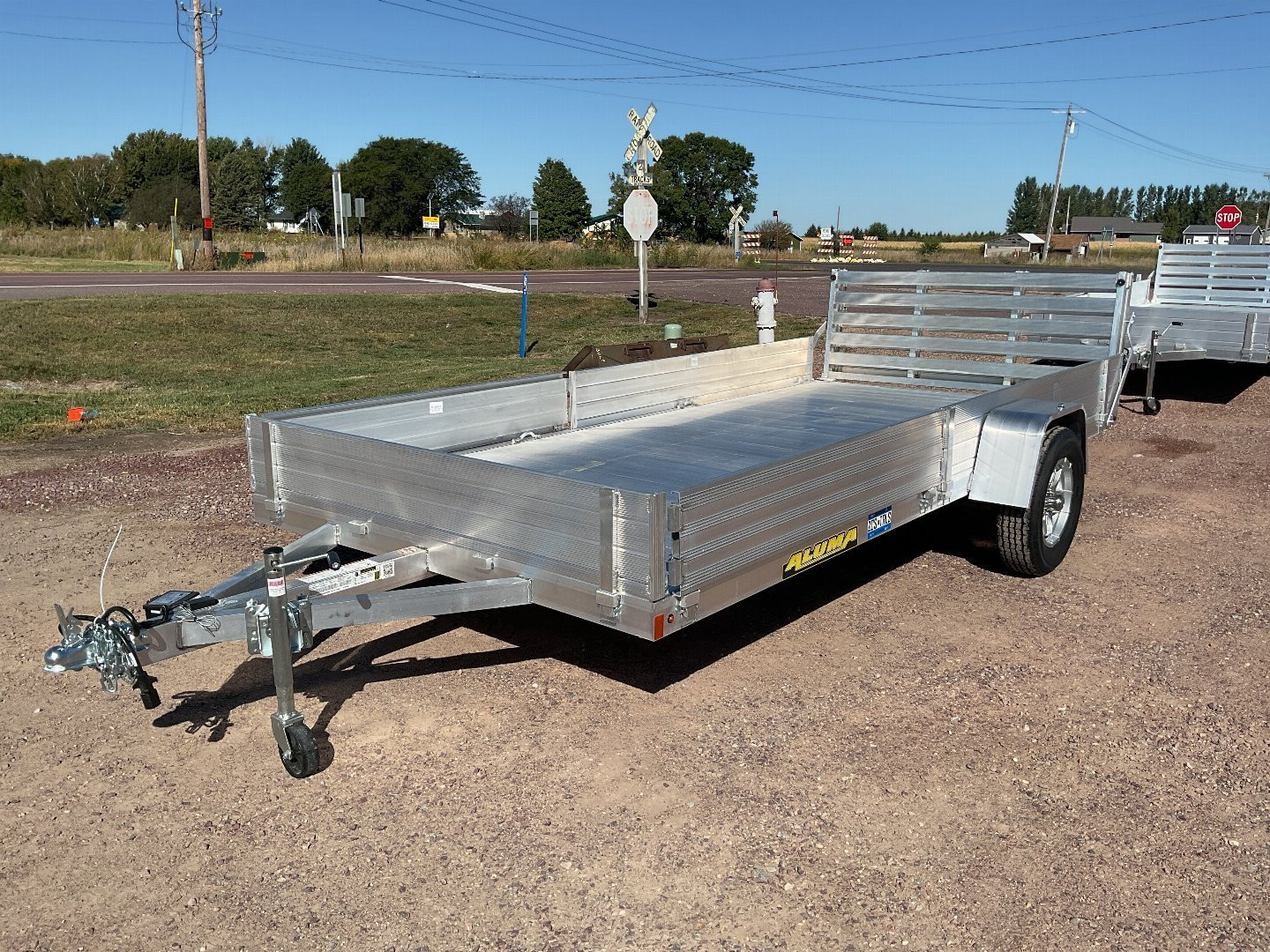 New 2025 Aluma 8114H-SR Utility Trailer