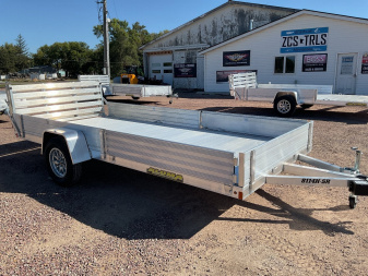 New 2025 Aluma 8114H-SR Utility Trailer